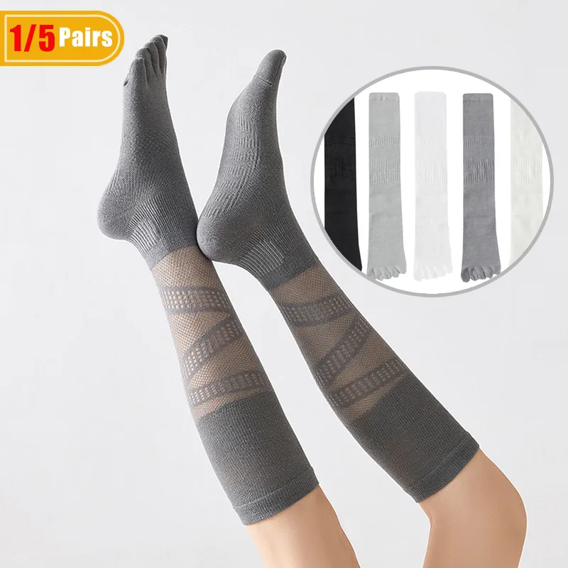 Ankle Support Badminton - 1/5 Paia di Calzini a Compressione