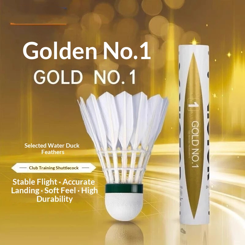 Victor Shuttlecock Feather - Volano da badminton VICTOR Golden 1/3,