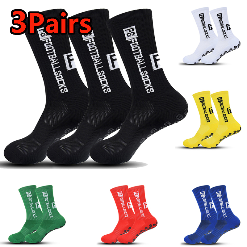 Ankle Support Badminton - 3 Paia di Calze da Calcio