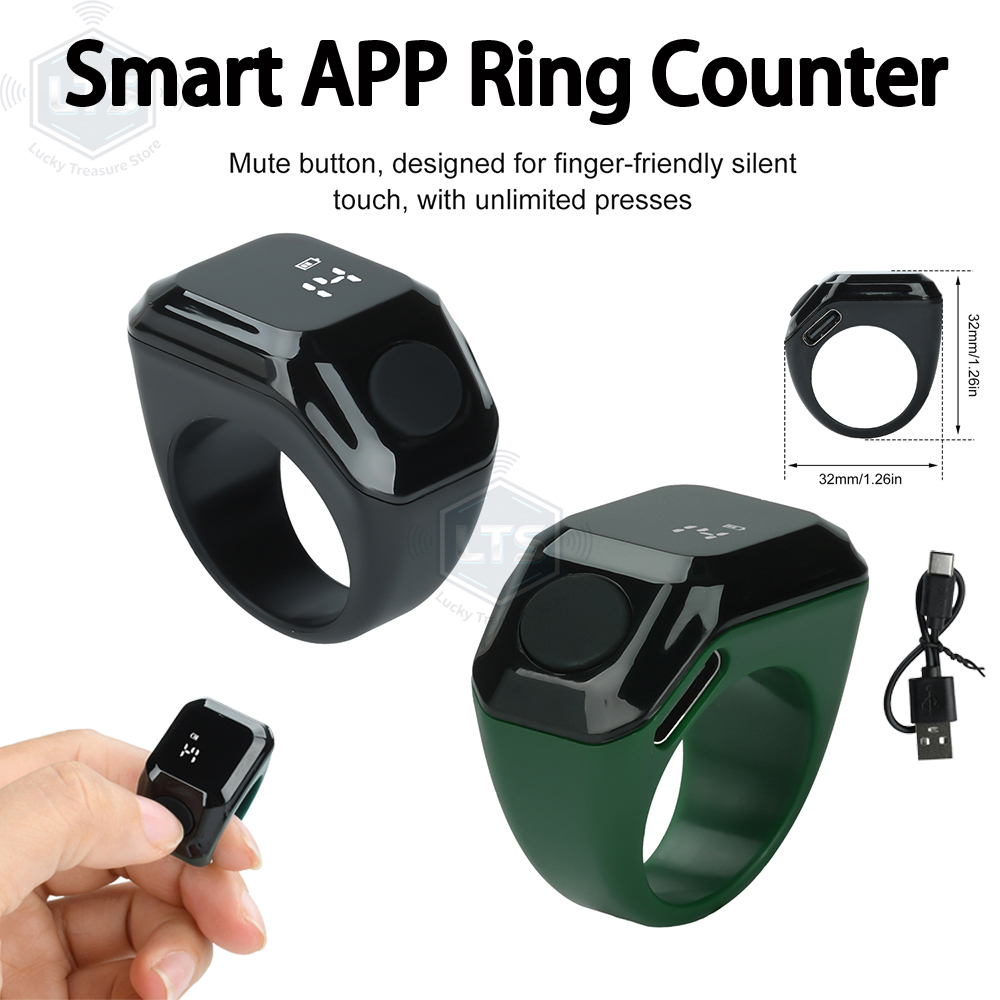Badminton Score Counter - Contatore Digitale Portatile con Display, Anello