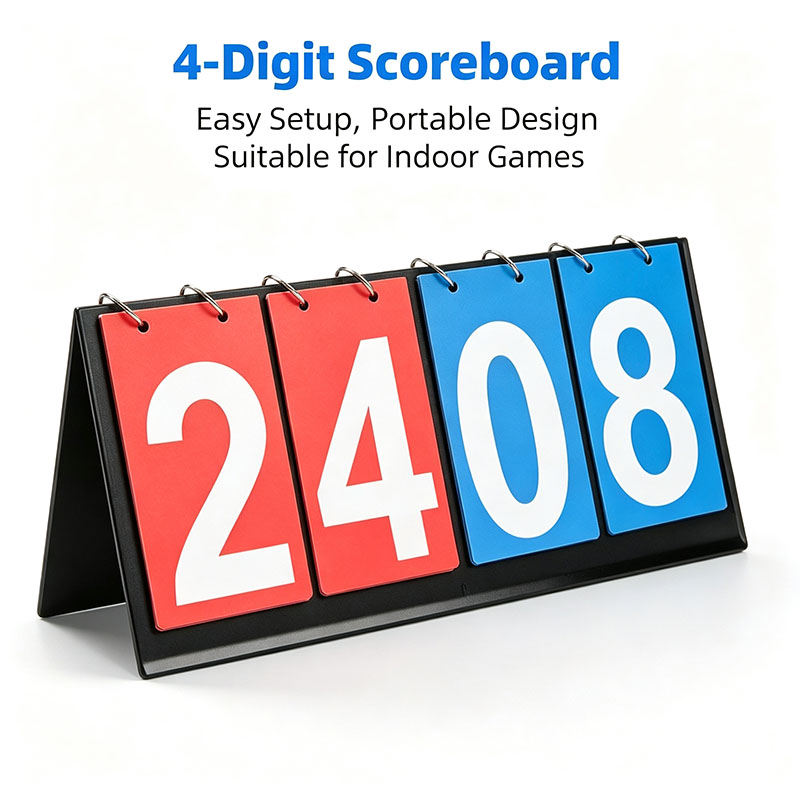 Badminton Score Counter - Tabellone Segnapunti a 4 Cifre Portatile