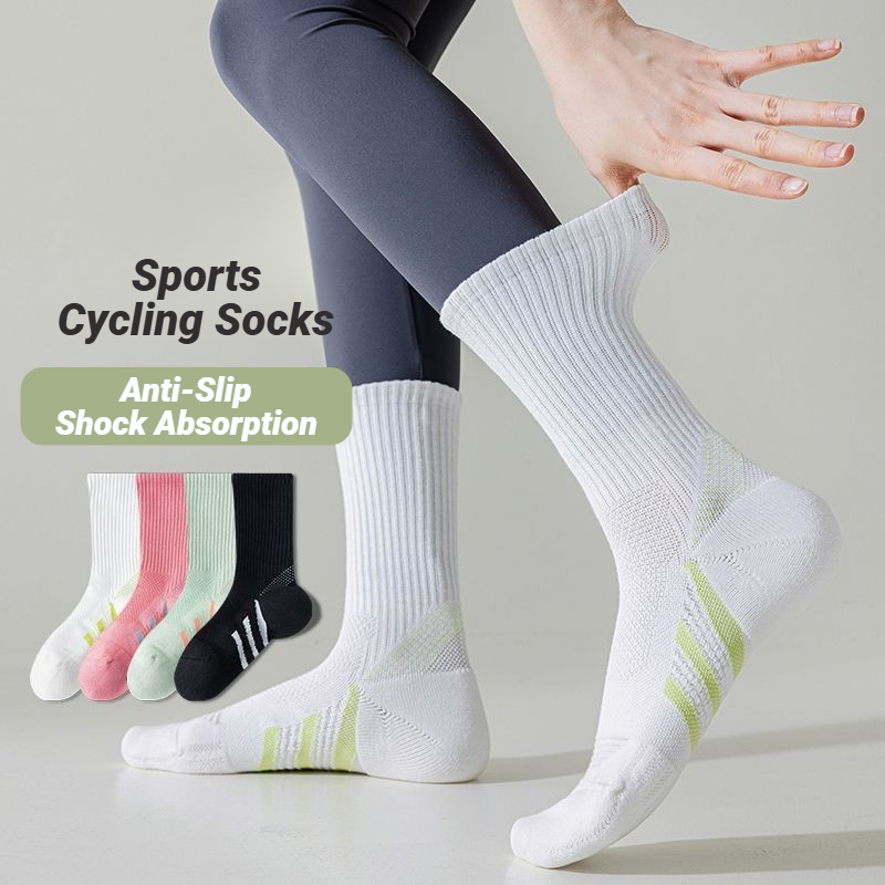 Ankle Support Badminton - 1/2 Paia di Calzini Professionali a