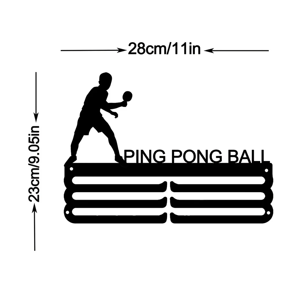 Badminton Quotes - CIFBUY Appendiabiti da parete in metallo