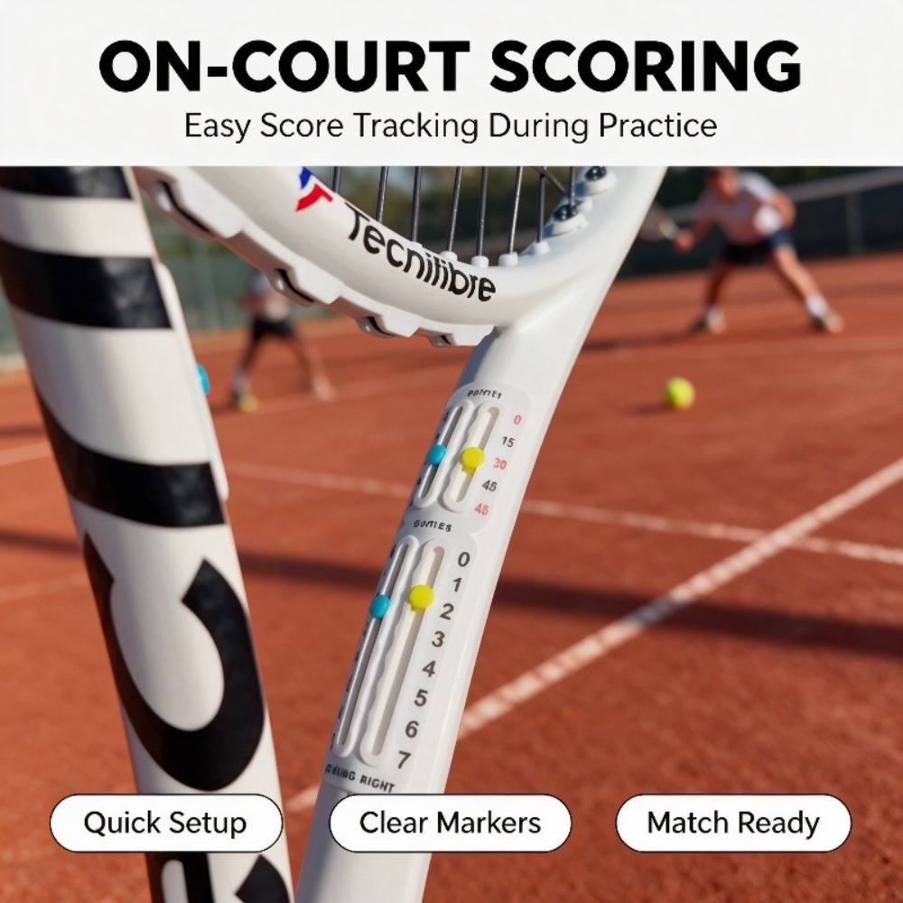 Badminton Score Counter - 1PC Tabellone Segnapunti Portatile per Tennis,