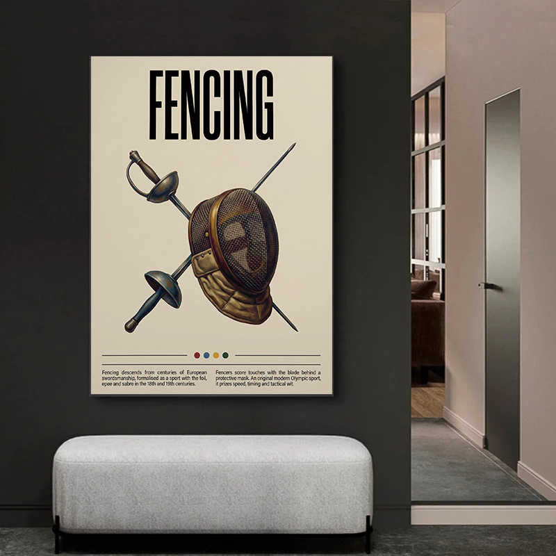 Stampa su tela con motivi spor - Badminton Equipment recensione e prezzo