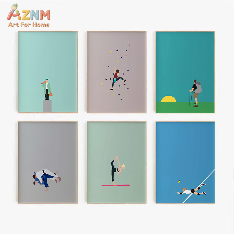AZNM Stampa artistica da paret - Badminton Quotes recensione e prezzo
