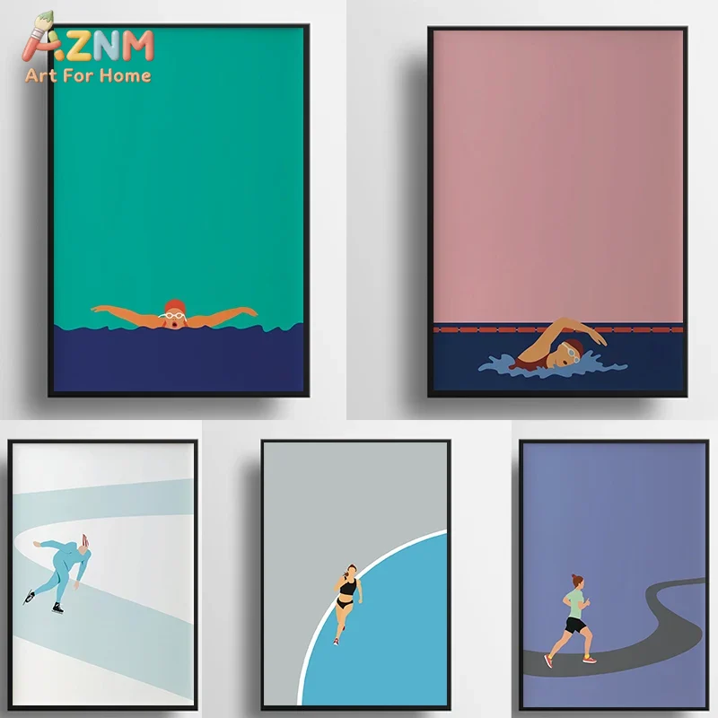 AZNM Stampa artistica da paret - Badminton Quotes recensione e prezzo